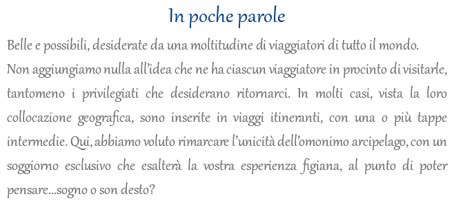 In poche parole Belle e possibili, desiderate da una moltitudine di viaggiatori di tutto il mondo. Non aggiungiamo nulla all’idea che ne ha ciascun viaggiatore in procinto di visitarle, tantomeno i privilegiati che desiderano ritornarci. In molti casi, vista la loro collocazione geografica, sono inserite in viaggi itineranti, con una o più tappe intermedie. Qui, abbiamo voluto rimarcare l’unicità dell’omonimo arcipelago, con un soggiorno esclusivo che esalterà la vostra esperienza figiana, al punto di poter pensare...sogno o son desto?